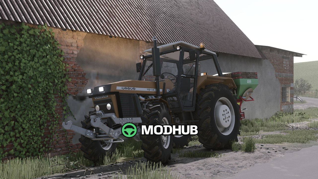 Трактор Ursus 1014 Turbo V1.0 для FS25