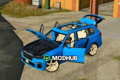 Автомобіль BMW X7M для FS25