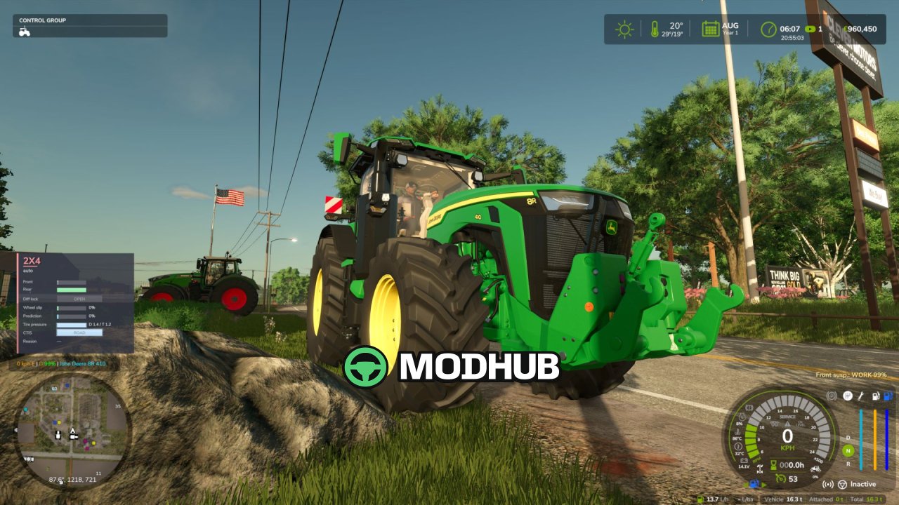 Скрипт Hydraulic Suspension System BETA v1.0 для FS25