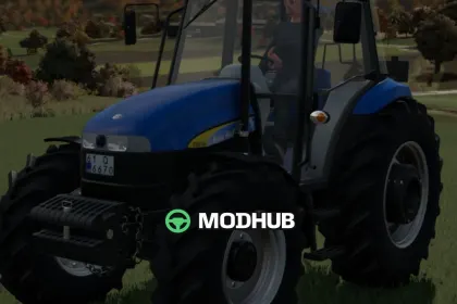 Трактор New Holland TD65D V1.0 для FS25 — 2