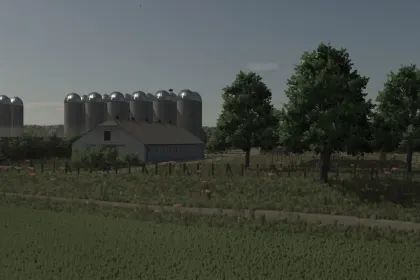 Карта Dedelow X4 In GDR для Farming Simulator 25