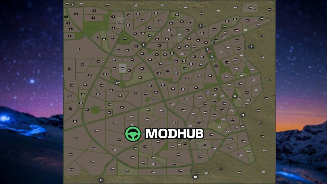 Karte FrechDachs Map 4x V1.3.0.5 für FS25