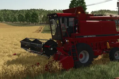 Комбайн Case IH 1660 Axial-Flow з жаткою 1030 для Farming Simulator 25 — 2