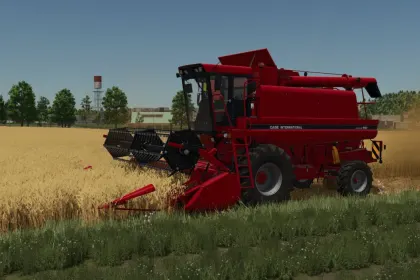 Комбайн Case IH 1660 Axial-Flow з жаткою 1030 для Farming Simulator 25 — 4