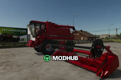 Combine CaseIH 1660 with 1030 Cutter for FS25