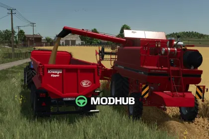 Комбайн CaseIH 1660 з жаткою 1030 для FS25 — 3