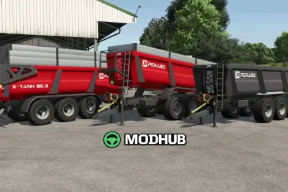 Przyczepa Perard X Tank 86.3 do FS25 — 2