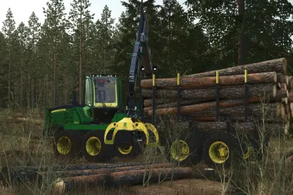 Форвардер John Deere 1210G для Farming Simulator 25 — 2