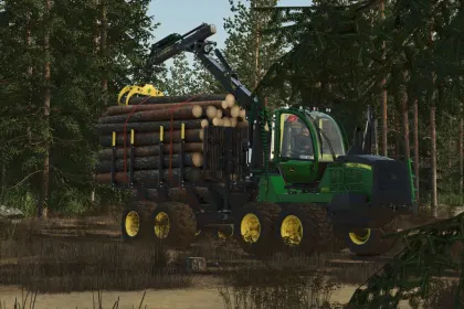Форвардер John Deere 1210G для Farming Simulator 25 — 3