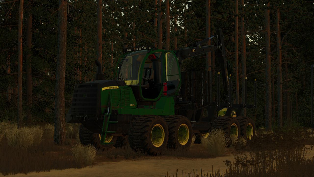 Форвардер John Deere 1210G для Farming Simulator 25