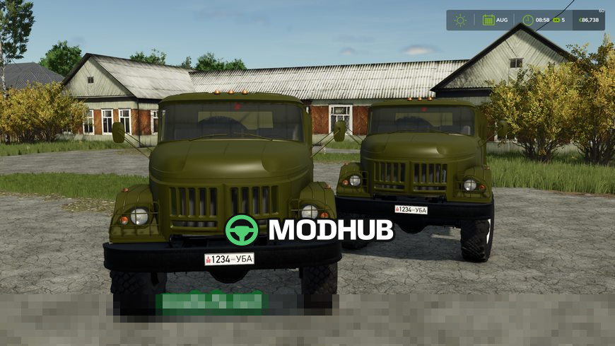 Мод на вантажівку ZIL 131 v1.0.0.0 для Фермер Симулятор 25