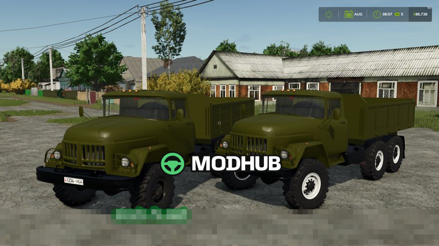 Mod na ciężarówkę ZIL 131 v1000 dla Farming Simulator 25