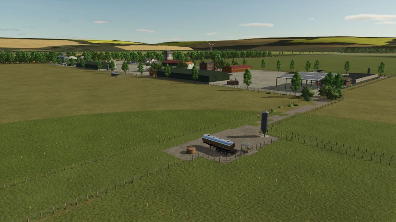 Unrealistische Karte Cows Farm — Mega Milchfarm für Farming Simulator 25