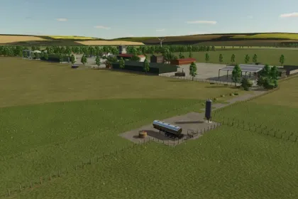 Unrealistische Karte Cows Farm — Mega Milchfarm für Farming Simulator 25 — 3