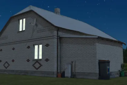 Будинок Polish White Brick House для Farming Simulator 25 — 4