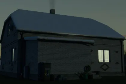 Будинок Polish White Brick House для Farming Simulator 25 — 6