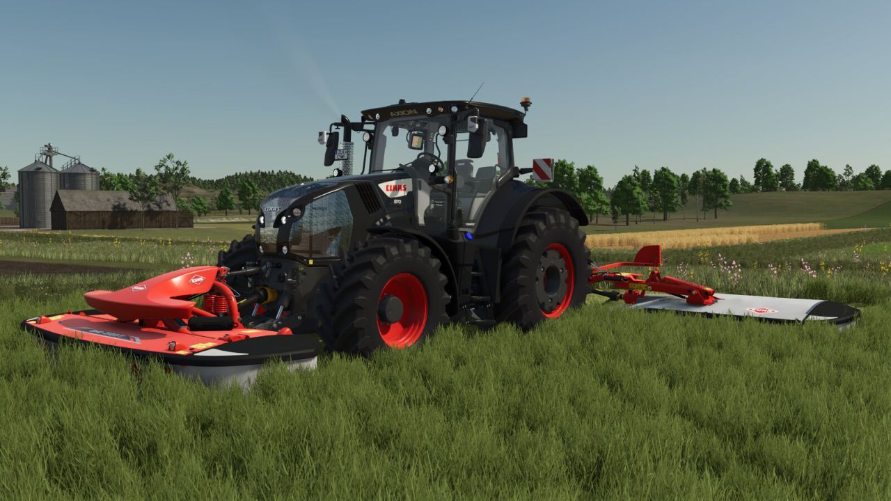 Потужний Європейський Трактор CLAAS AXION 800–870 EU для Farming Simulator 25