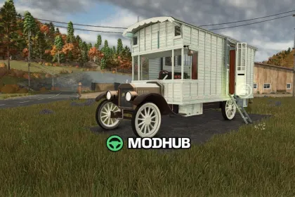 Причіп-будиночок Lizard T 1914 Caravan для FS25