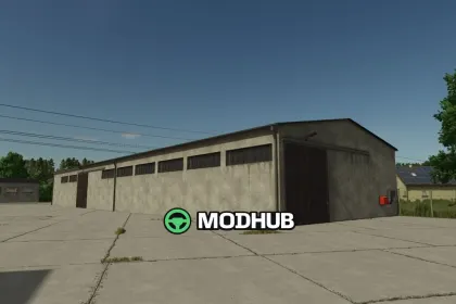 Зерносховище GDR Grain Hall V1.0.0.1 для FS25