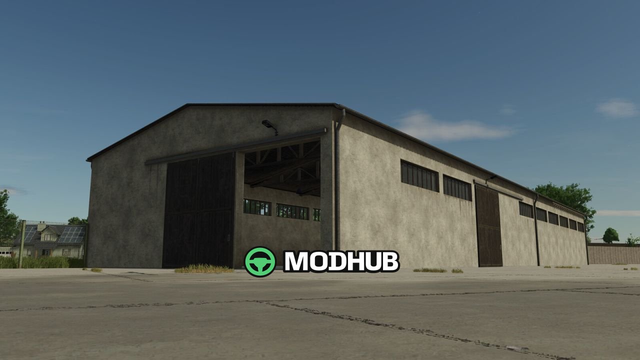 Magazyn zbożowy GDR Grain Hall V1.0.0.1 do FS25