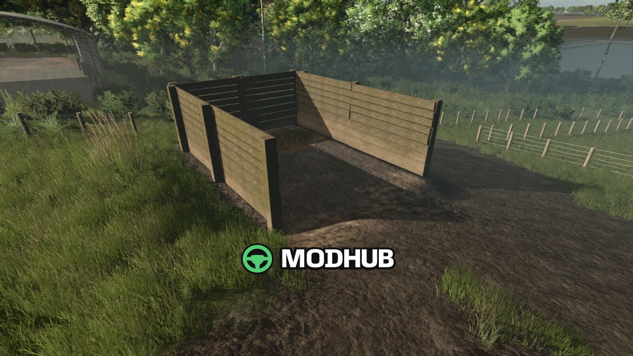 Корівник Brazilian Cow Pen With Loader V1.2 для FS25