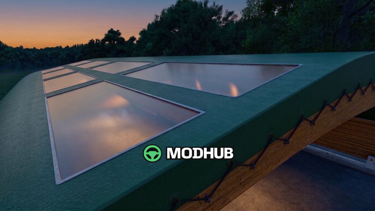 Будівля Timbertrusshalls V1.0 для FS25