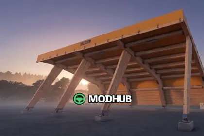 Будівля Timbertrusshalls V1.0 для FS25 — 4