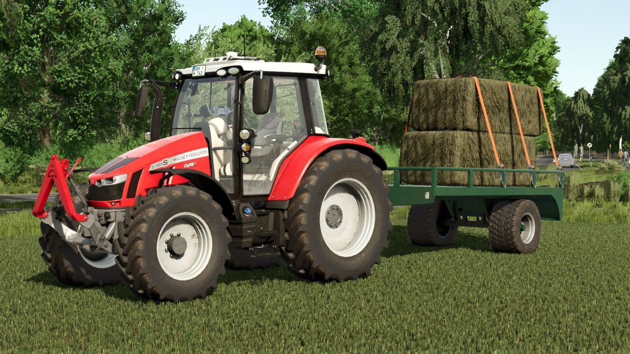 Ефективний Причіп LizardVG Trailer для Перевезення Піддонів і Тюків у FS25 - Скріншоти