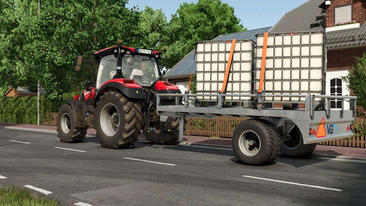 Ефективний Причіп LizardVG Trailer для Перевезення Піддонів і Тюків у FS25 - Скріншоти