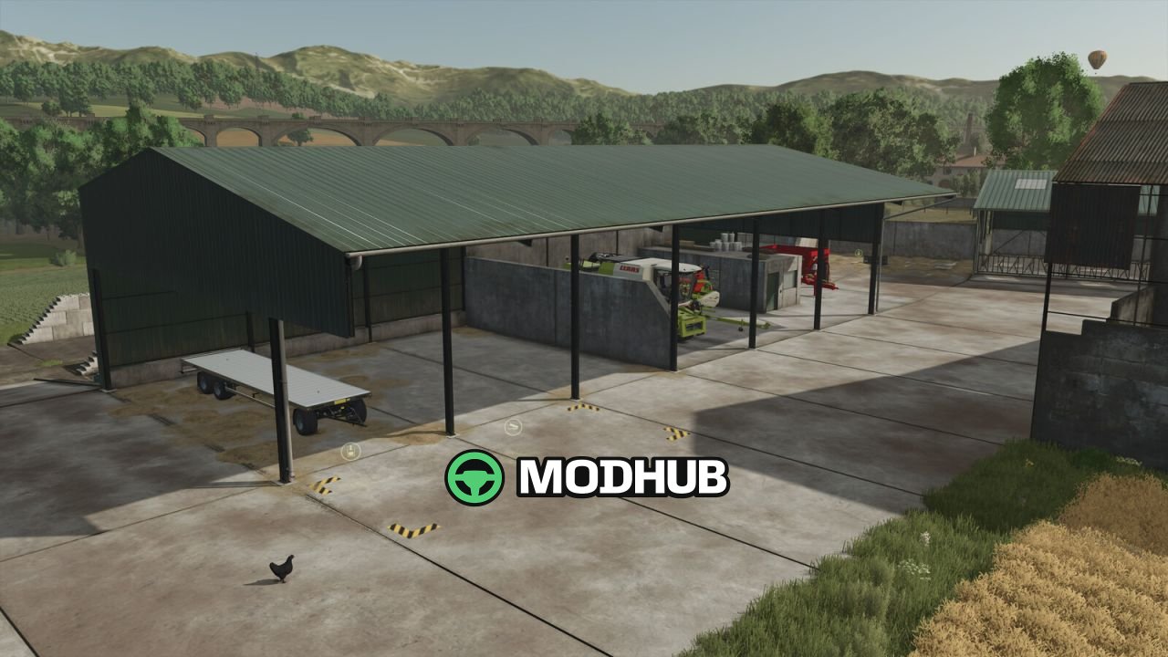 Пак будівель Pallegney V1.2 для FS25