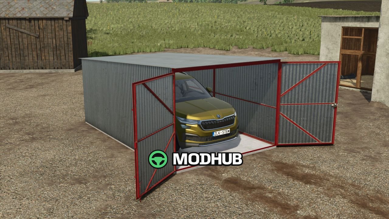 Металевий гараж V1.1.1 для FS25