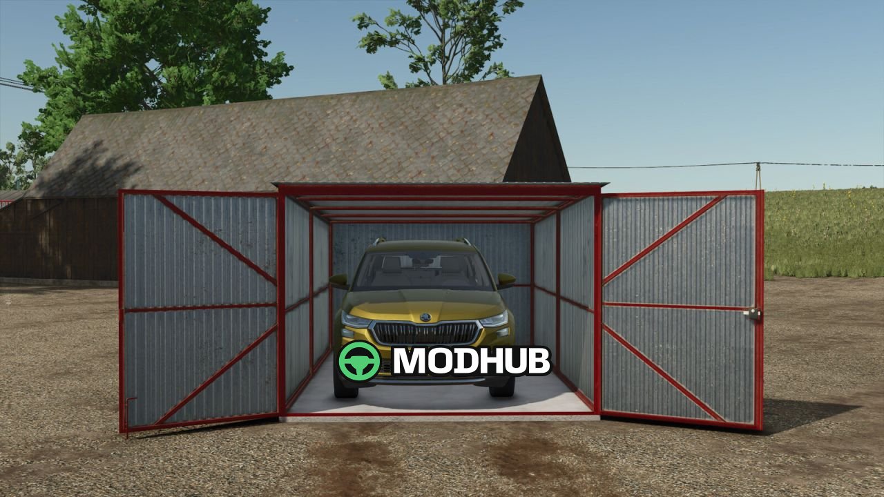 Металевий гараж V1.1.1 для FS25
