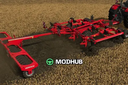 Культиватор Horsch Tiger 6DT Pack V1.1 для FS25 — 2