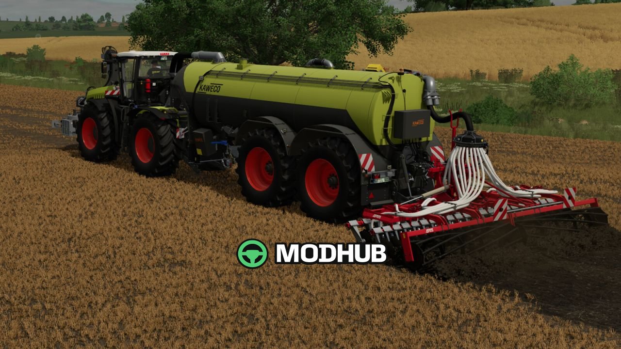 Причіп-цистерна Kaweco 28m3 Gooseneck для FS25