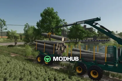 Forwarder-Anhänger Lizard LogFlex V1.0.0.1 für FS25 — 2