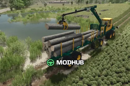 Forwarder-Anhänger Lizard LogFlex V1.0.0.1 für FS25 — 3