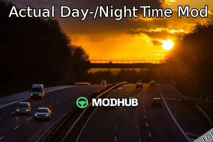 Actual Day-/Night Time Mod v1.61 für ETS2
