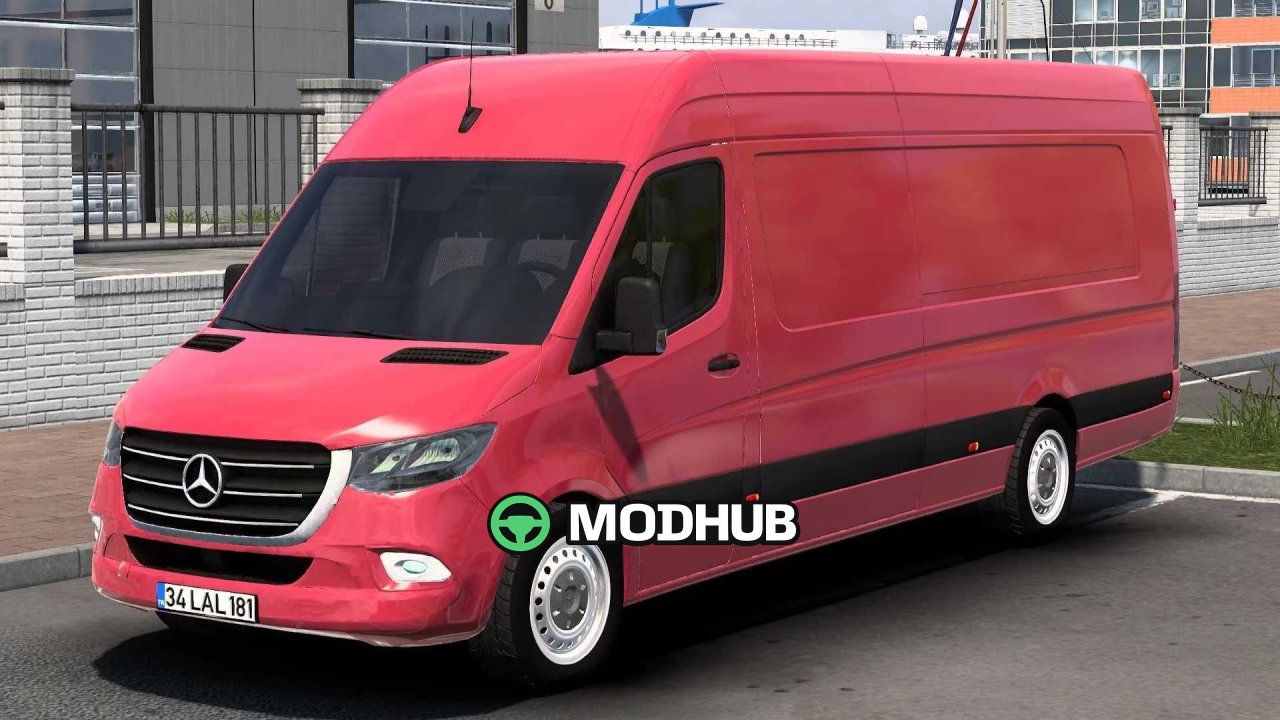 Мікроавтобус Mercedes Benz Sprinter 2021 v1.61 для ETS2