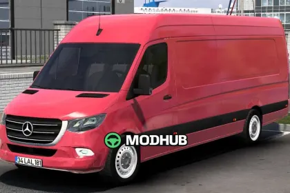 Мікроавтобус Mercedes Benz Sprinter 2021 v1.61 для ETS2 — 2