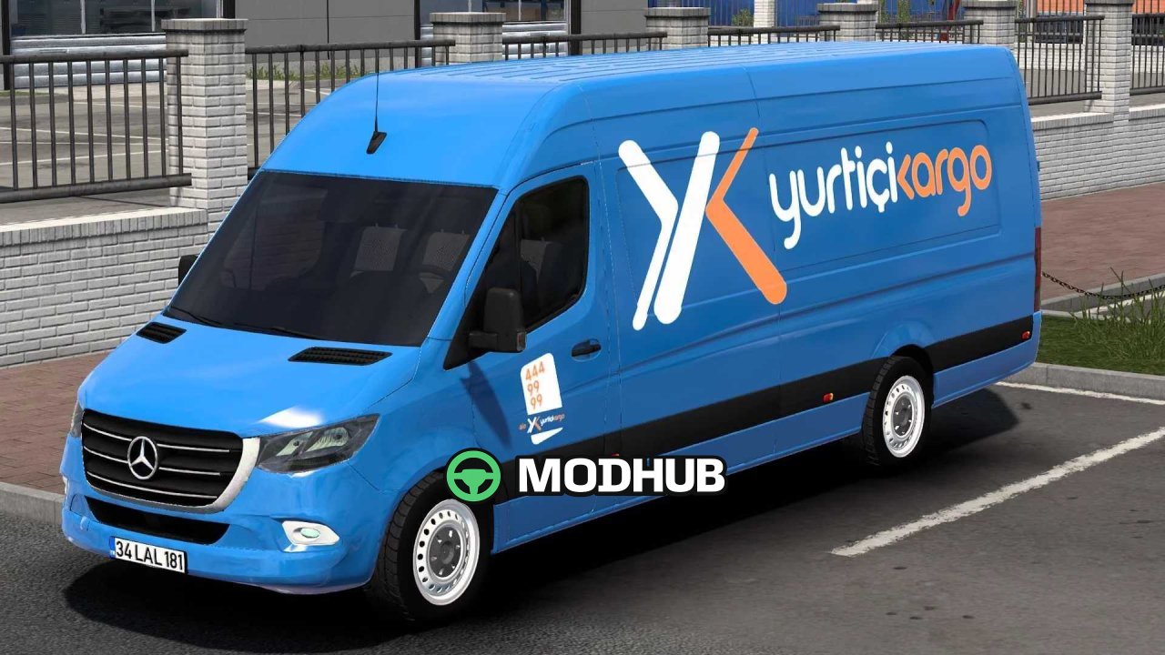 Мікроавтобус Mercedes Benz Sprinter 2021 v1.61 для ETS2