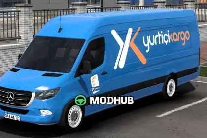 Мікроавтобус Mercedes Benz Sprinter 2021 v1.61 для ETS2 — 3