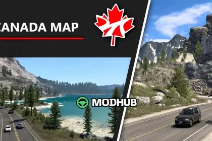 Karte Canada Map v1.6.4 für ATS