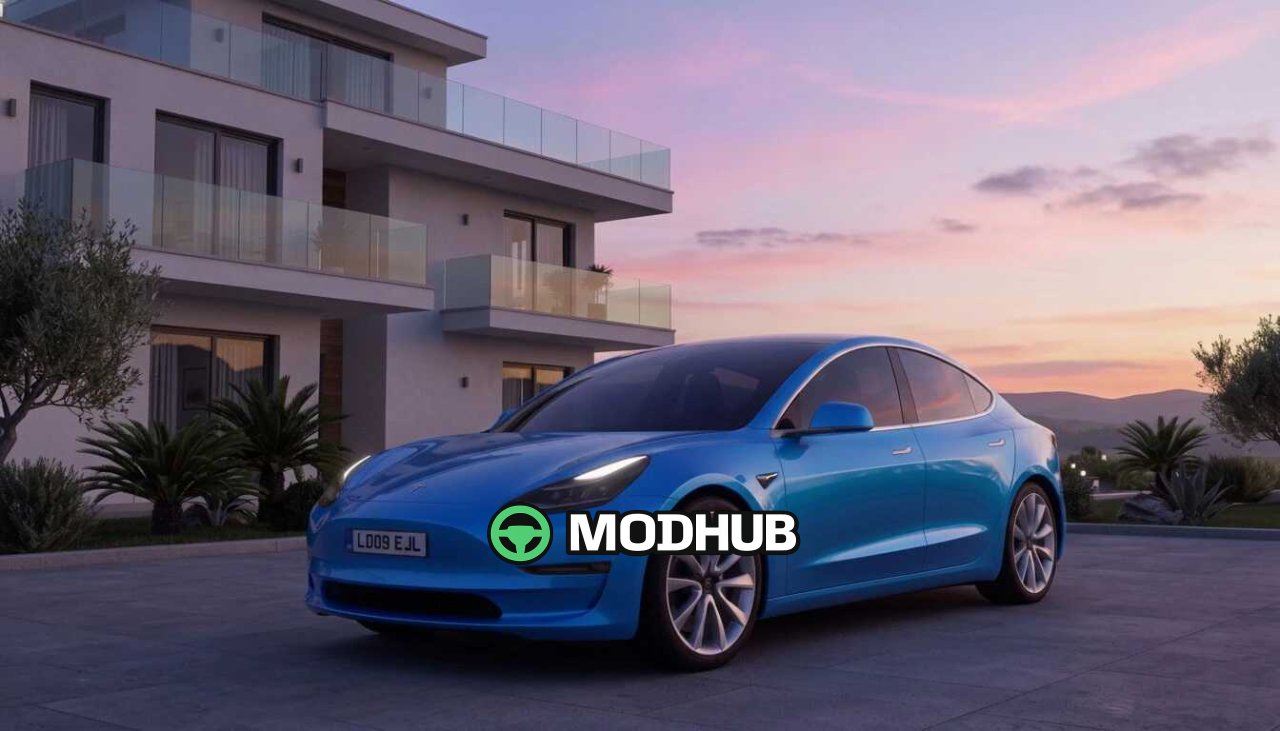 Автомобіль Tesla Model 3 Performance v1.61x для ETS2