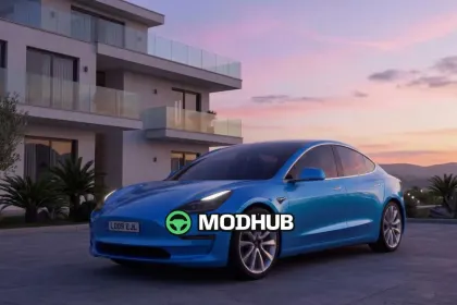 Автомобіль Tesla Model 3 Performance v1.61x для ETS2 — 2