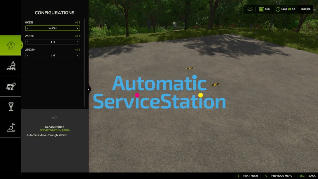 Автоматична станція обслуговування для Farming Simulator 25