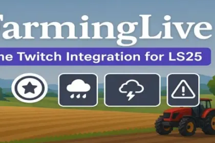 Скрипт FarmingLive для Farming Simulator 25