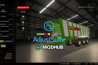 Скрипт Adjust Suite v1.0.0.4 для FS25