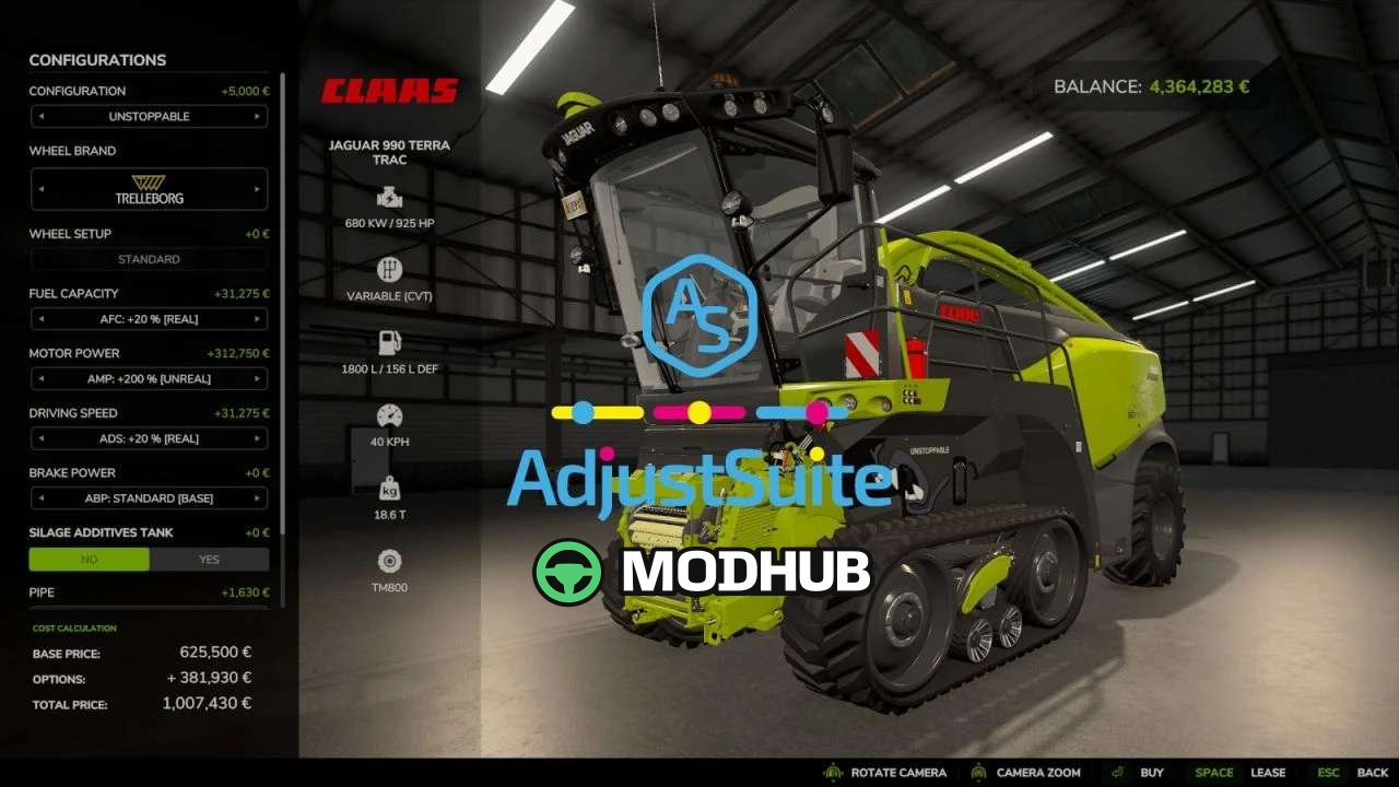 Скрипт Adjust Suite v1.0.0.4 для FS25