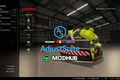 Скрипт Adjust Suite v1.0.0.4 для FS25 — 3