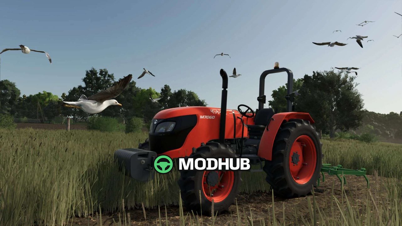 Трактор Kubota M7060 та M5001 Pack для FS25